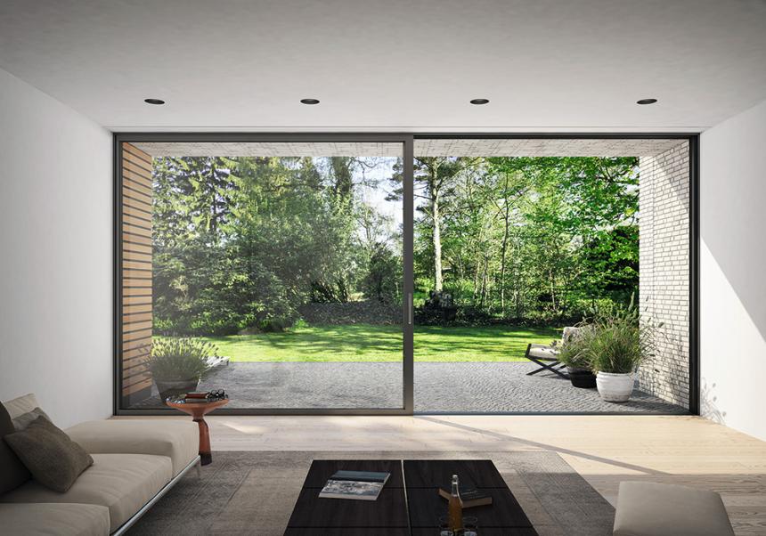 アルミ製断熱スライディング窓【Schüco ASE60】