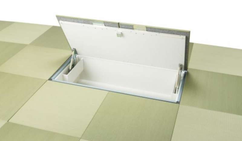 ガスダンパー式大型畳下収納庫/(半帖畳専用)