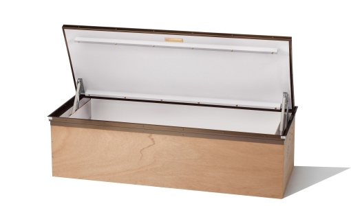 ガスダンパー式大型床下収納庫