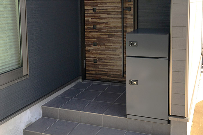 戸建て住宅用宅配ボックス 2個受取りタイプ 宅配KEEPER Nicole(キーパーニコル)