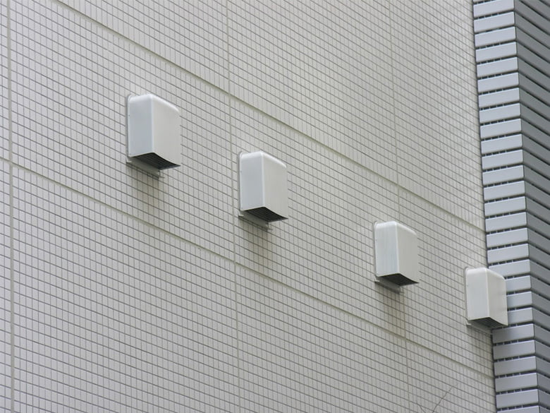 【外壁用ステンレス製換気口】下部着脱タイプ ガラリ型|CFX-S/GFX-S /西邦工業株式会社