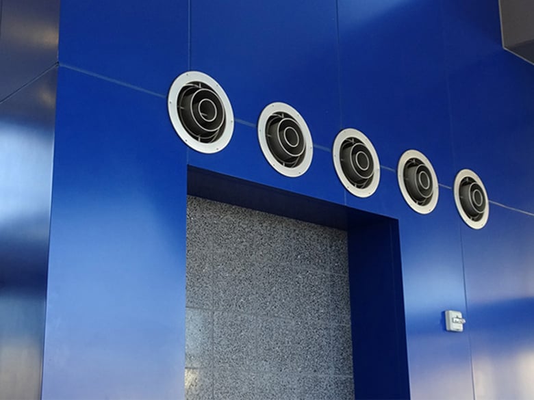 【空調用吹出口】アルミニウム製リバーシブルターボノズル|NX