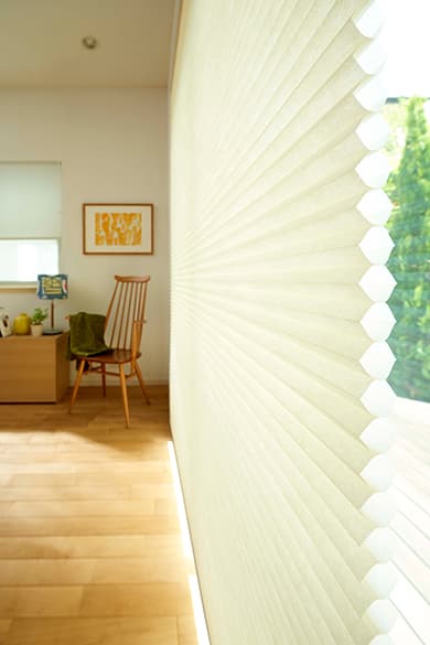 手軽に窓の断熱【ハニカムスクリーンライト】