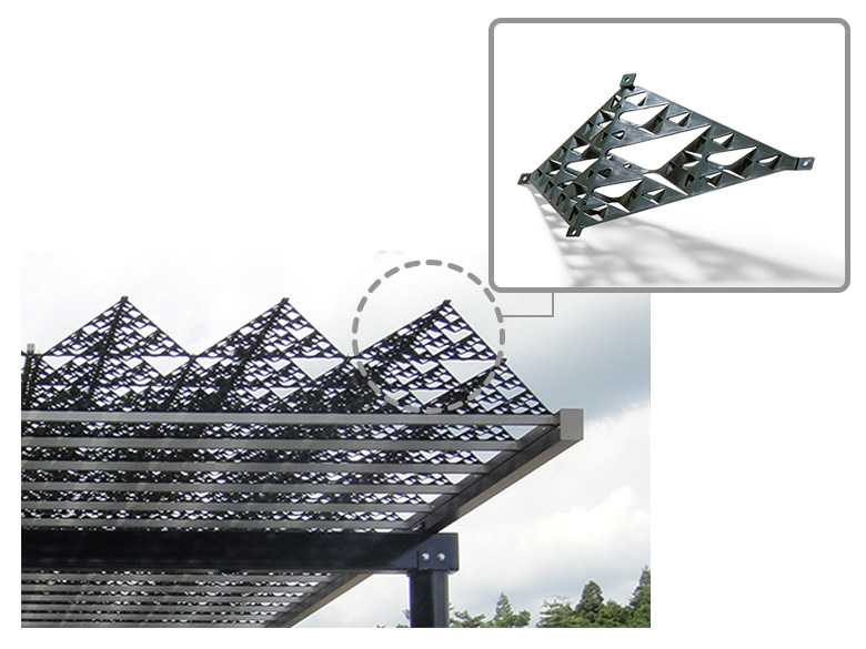 フラクタル日よけ「エアリーシェード」