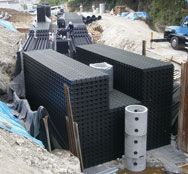 雨水貯留浸透槽「アクアロード」