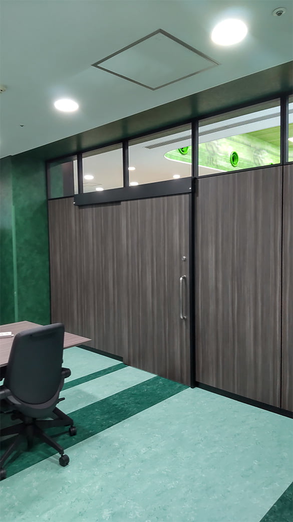 支柱内蔵式スチールパーティション【スタットイン50】