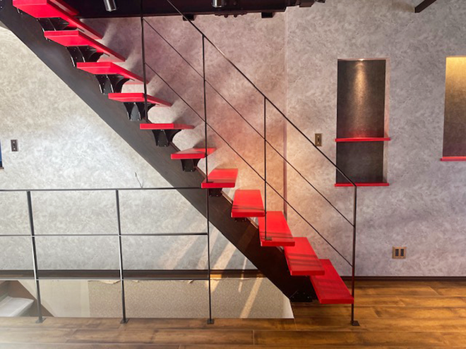 一本桁デザイン階段 ONE BEAM[ワンビーム]