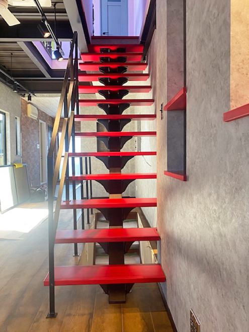 一本桁デザイン階段 ONE BEAM[ワンビーム]