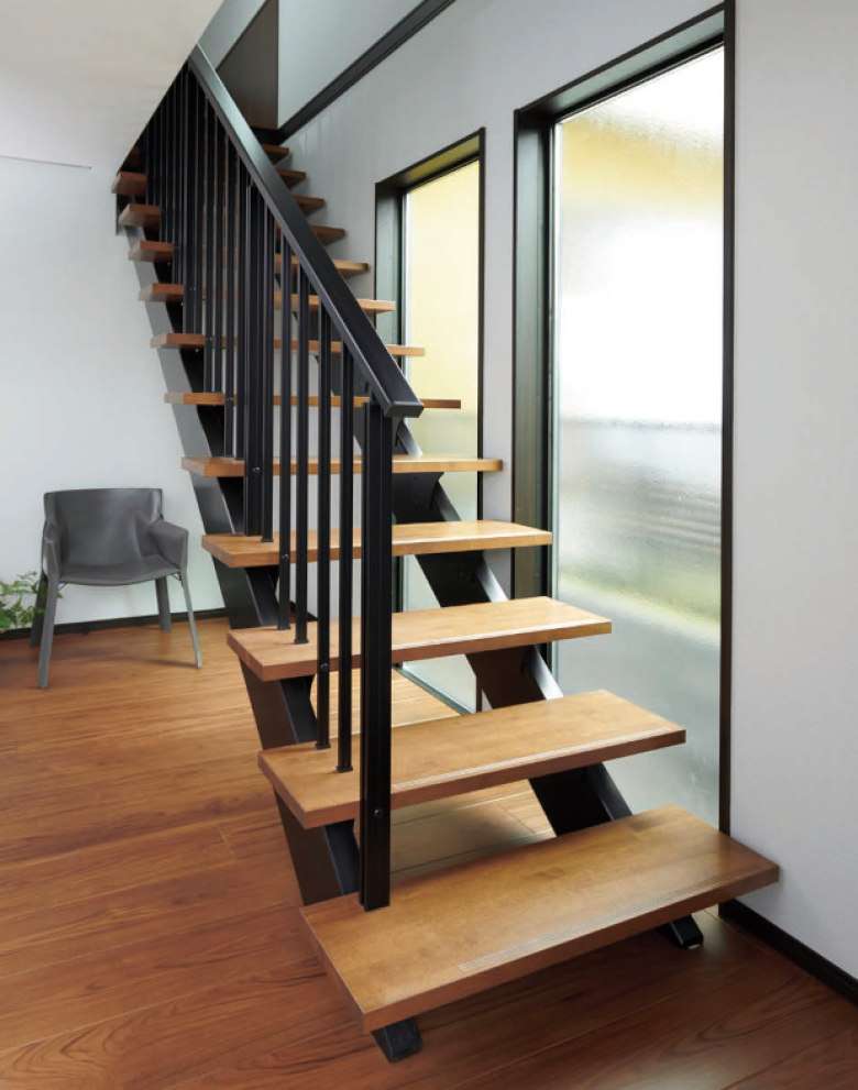 二本桁デザイン階段 TWO BEAM[ツービーム]