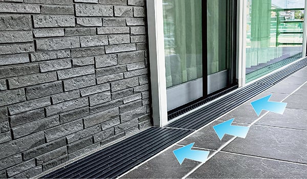 屋内外兼用ノンスリップ樹脂グレーチング フォルテ