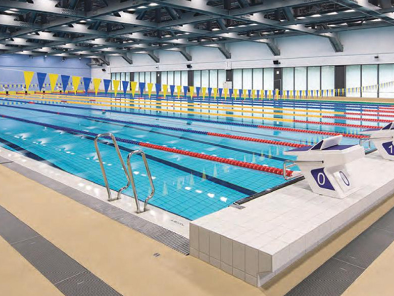 プール用樹脂グレーチング ノンスリップタイプ