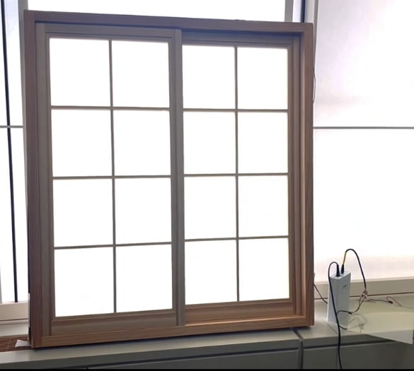 透明になる障子「ZEQOO(ゼクウ)」/大豊Techno Japan Lab