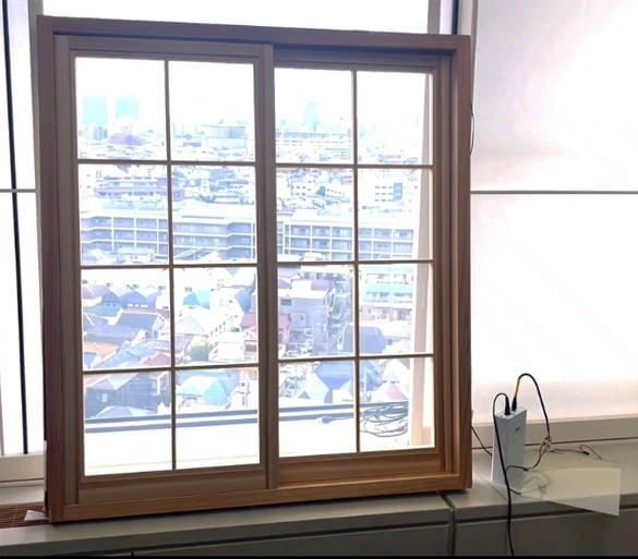 透明になる障子「ZEQOO(ゼクウ)」/大豊Techno Japan Lab