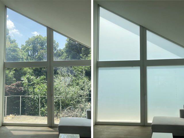 異形窓用調光フィルム