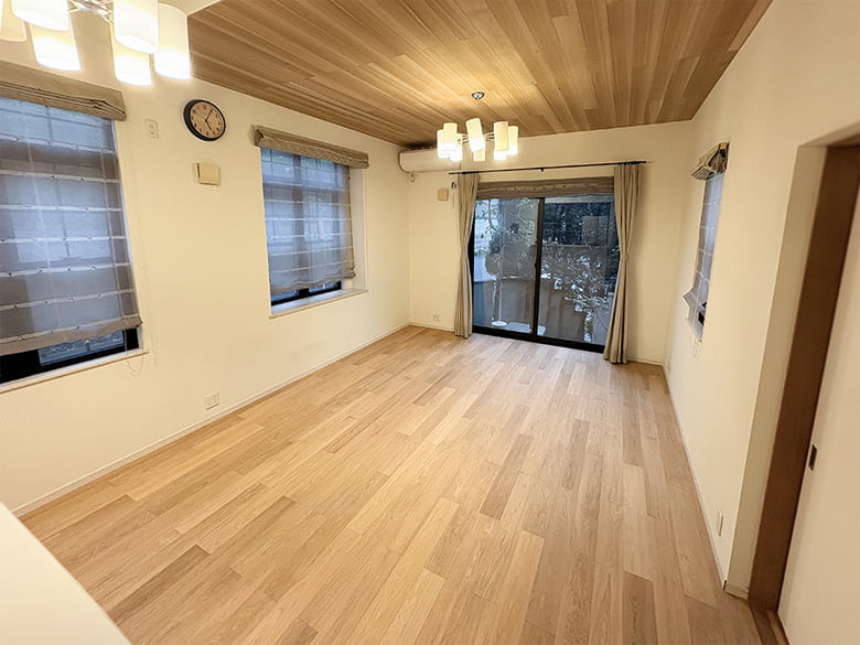 増し貼り用フローリング ホワイトオーク無垢挽板