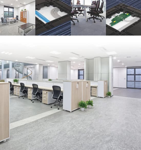 【樹脂製置敷きOAフロア】BFH-40