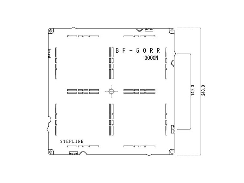 【樹脂製置敷きOAフロア】BF-50RR