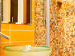 ガラスモザイク ハニーゴールドグラス スタイルストーン 建築 設備 建材メーカー一覧 建材ナビ 建築材料 建築資材専門の検索サイト
