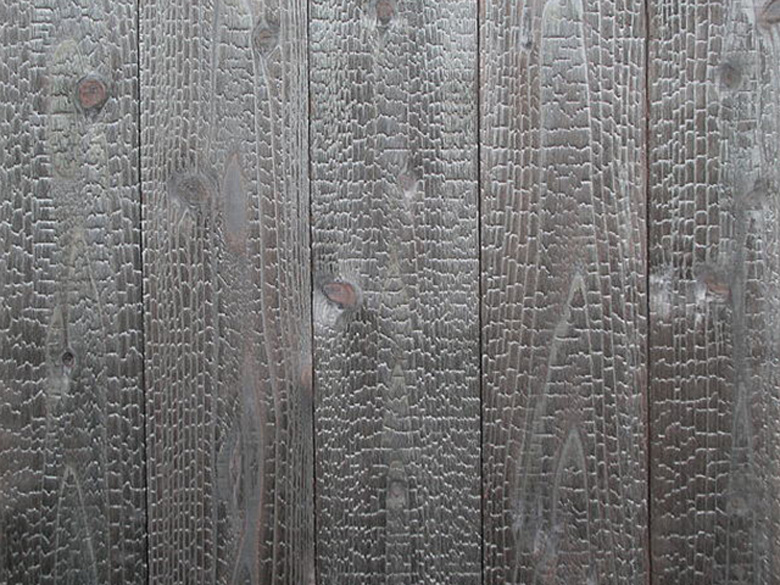 焼杉板 (焼きっぱなし)