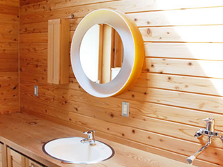 杉羽目板(節あり)