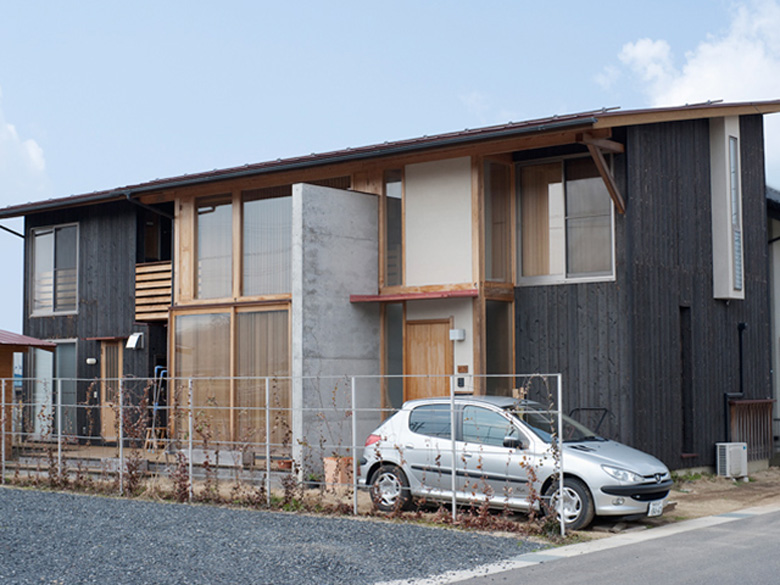 焼杉板 (焼きっぱなし)