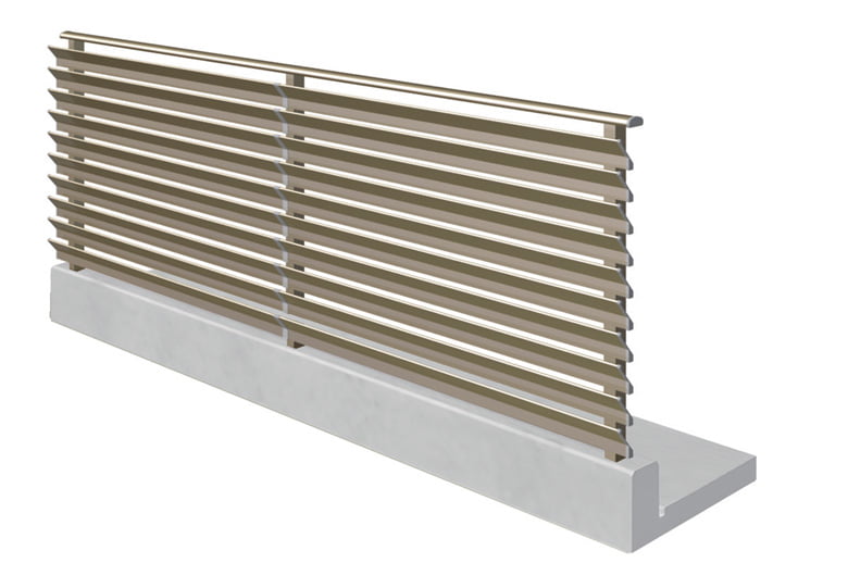 【アルミ手すり】ウィングブラインドレール