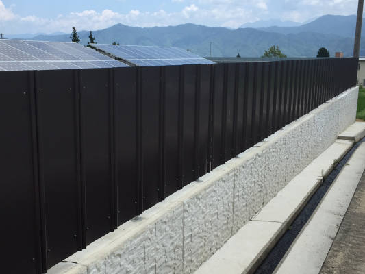 景観色仮囲い鋼板 「STダークブラウン」