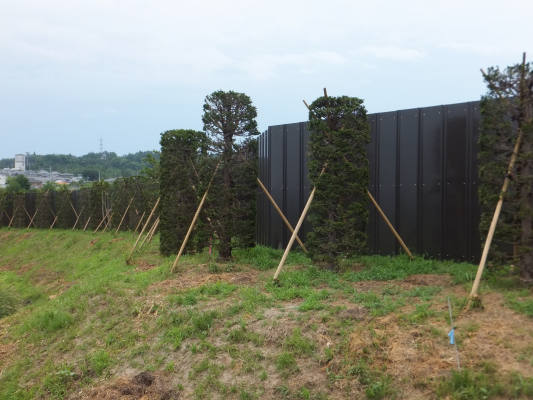 景観色仮囲い鋼板 「STダークブラウン」