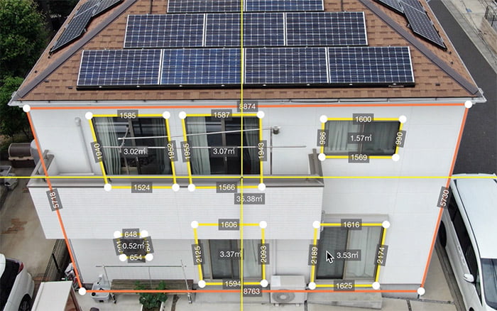 屋根外装点検アプリ『DroneRoofer』