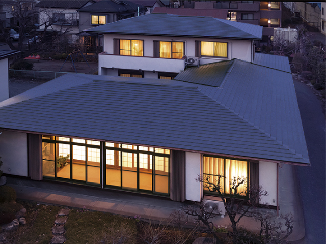 リフォームにも新築にも【カレッセS 遮熱】ガルバリウム鋼板屋根