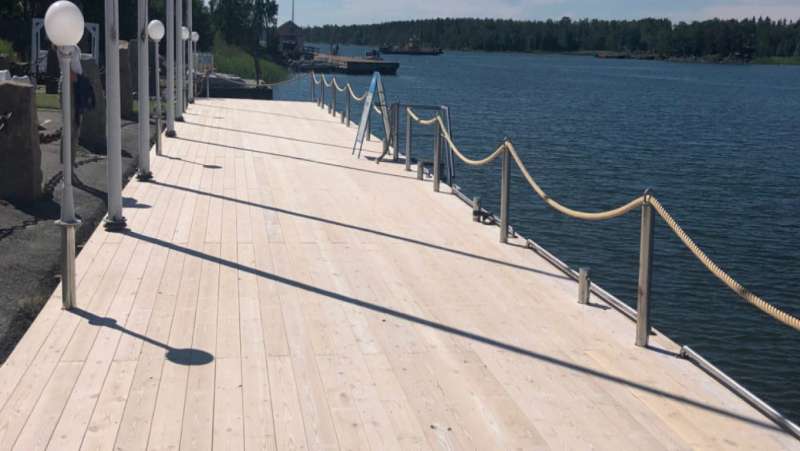 高耐久北欧産天然「KIVIPUU / キビプー」ウッドデッキ / 大陸貿易株式会社