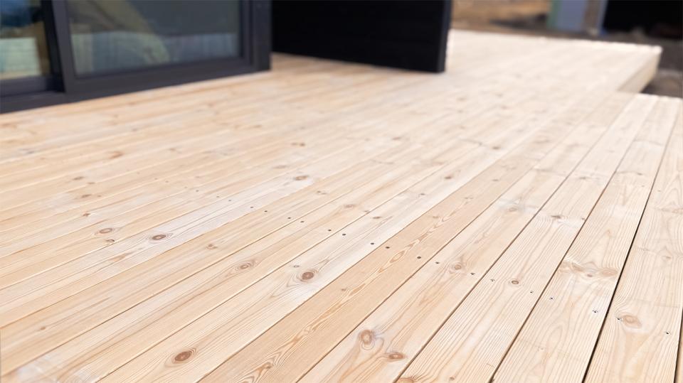 高耐久北欧産天然「KIVIPUU / キビプー」ウッドデッキ