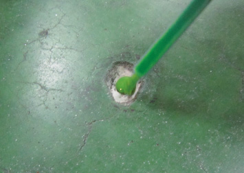 瞬間 ひび埋め職人