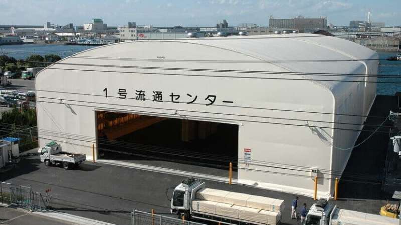 大型固定式テント倉庫/太陽工業株式会社