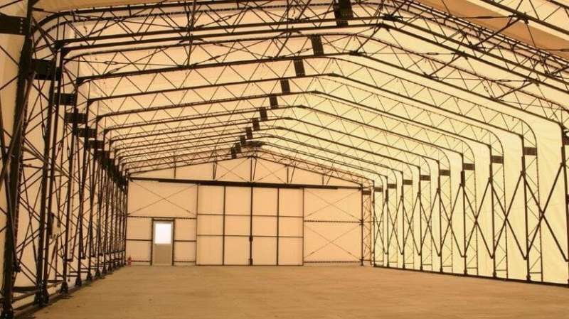 伸縮式テント倉庫/太陽工業株式会社