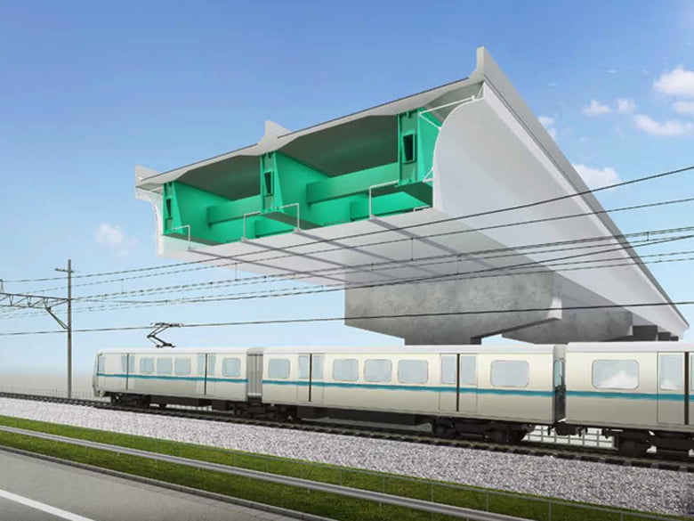 橋梁用透光パネル式常設足場「サン・ステラス®」