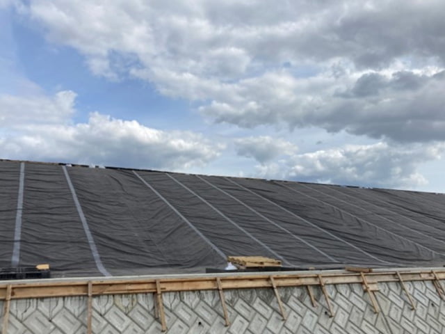 河川堤防用透気防水シート 「ブリーザブルシート」