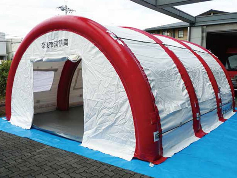 ハイブリッドエアーテント「マク・クイックシェルター®」