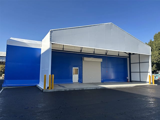 材料保管用シートハウス