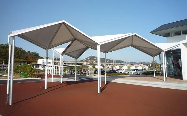 スケートボードパーク上屋テント他