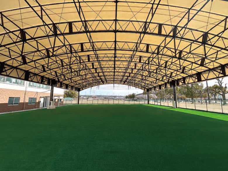 スケートボードパーク上屋テント他