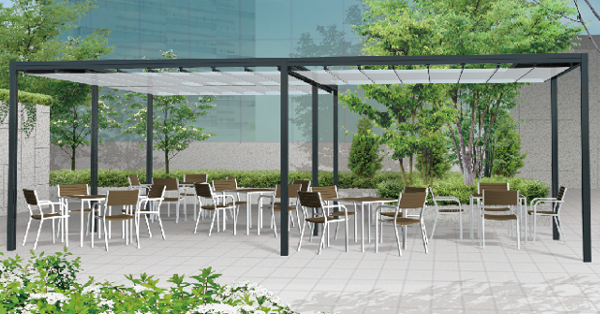 簡単施工式 自立型オーニング【リパーロ】