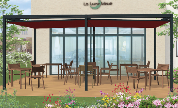 簡単施工式 自立型オーニング【リパーロ】