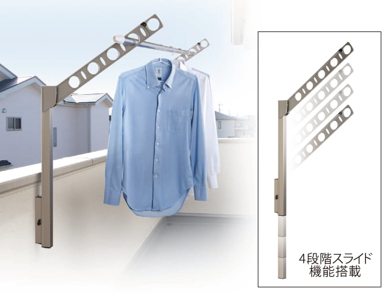 腰壁用可動式物干金物「SF/SFL」/タカラ産業株式会社