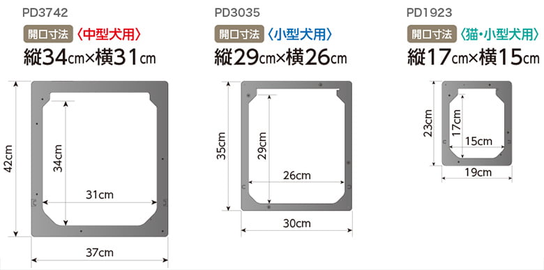 網戸用犬猫出入り口/タカラ産業株式会社