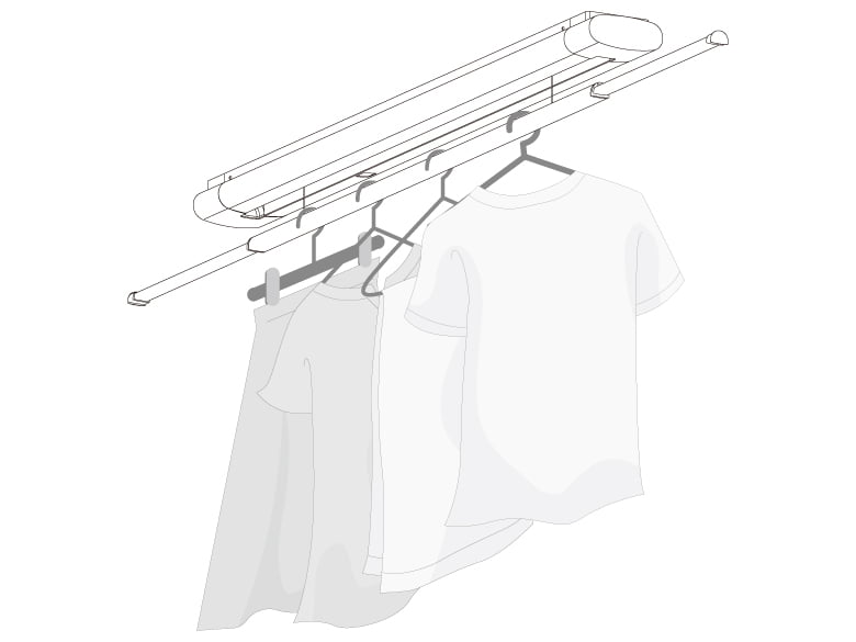 電動昇降式室内物干し「TL」