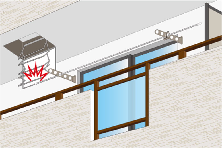 竿とび出し防止用ストッパー「PSTD(TC/TD/TE専用)」