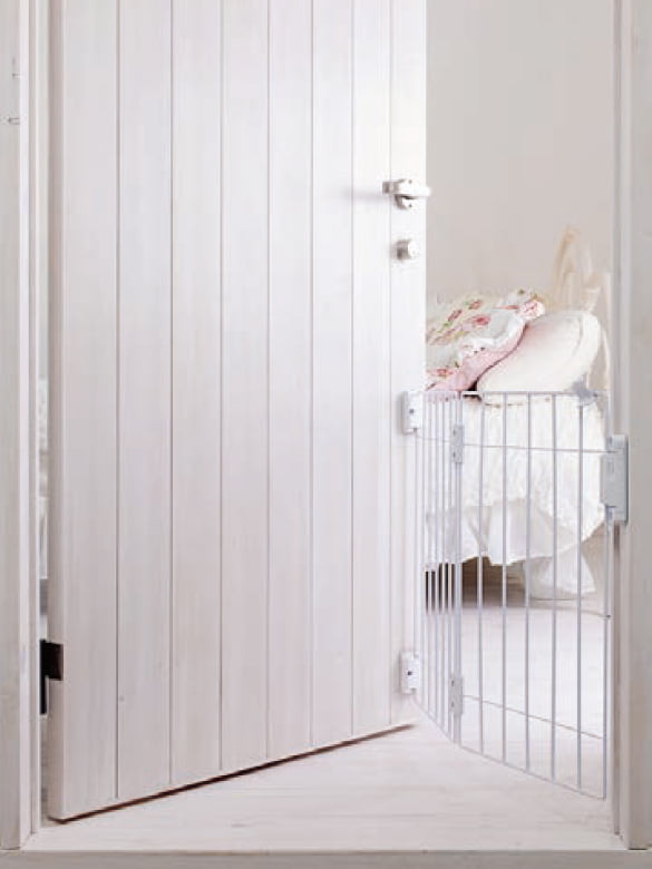 ドア用犬フェンス Welcome Dog Fence「PG6055-B/PG6055-W」