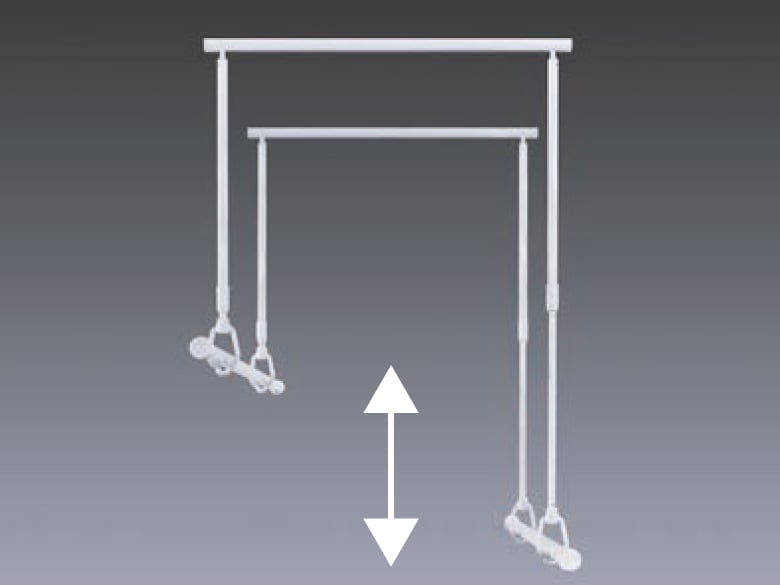 スライド式室内物干し「ドライウェーブ/TAR5686」