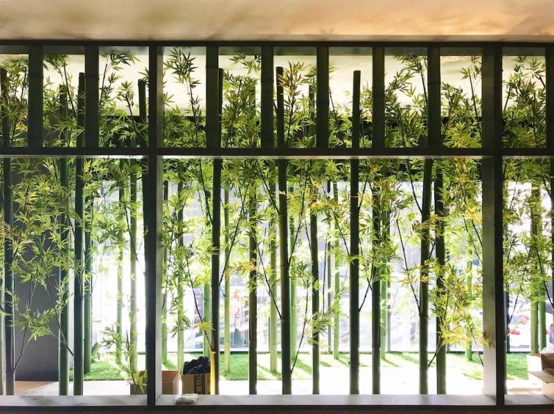 塗青竹装飾 / 竹又 中川竹材店